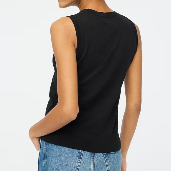 J.Crew, NWT, Classic Shell,3X,Black - Picture 2 of 5
